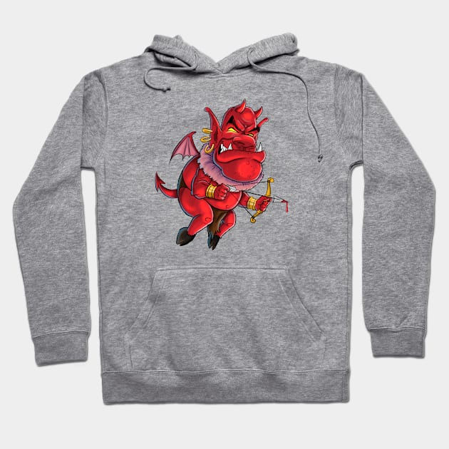 Devil Cupid Hoodie by tabslabred